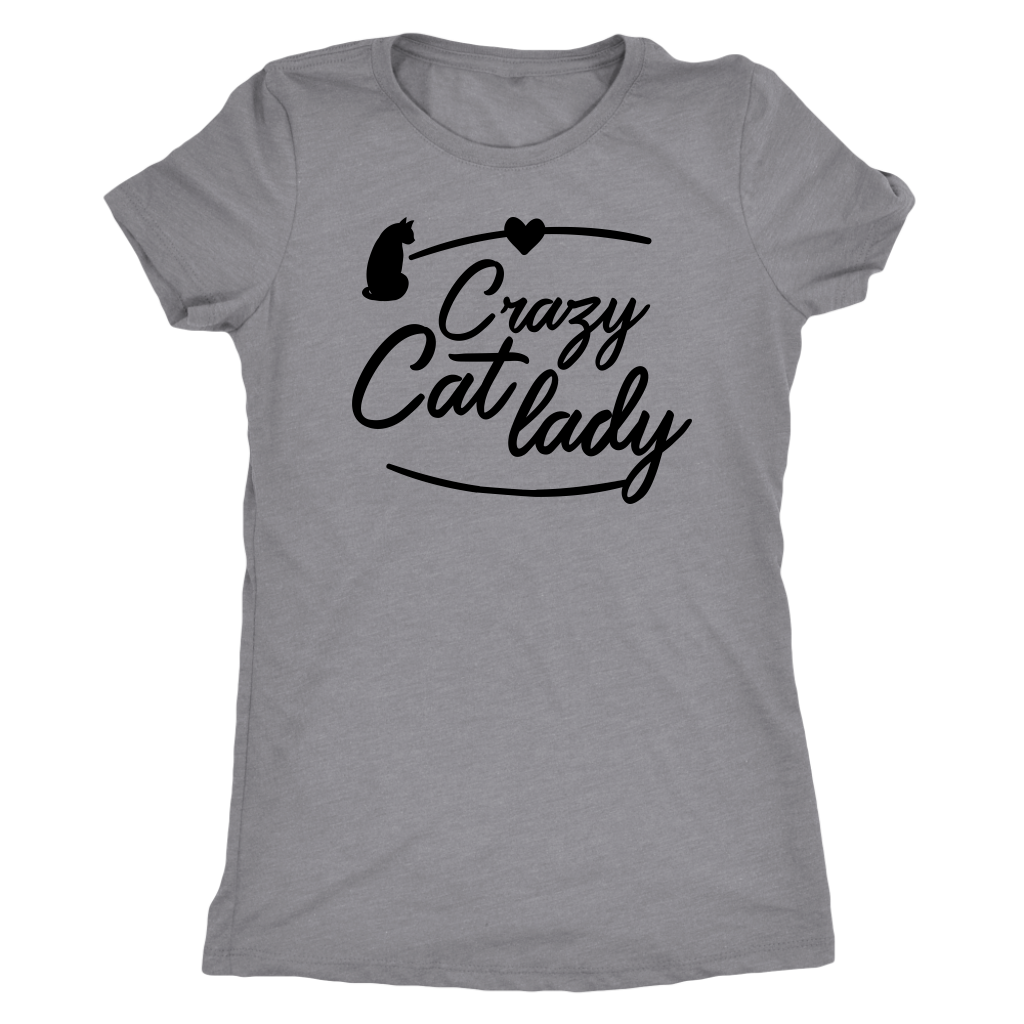 Crazy Cat Lady Triblend Shirt
