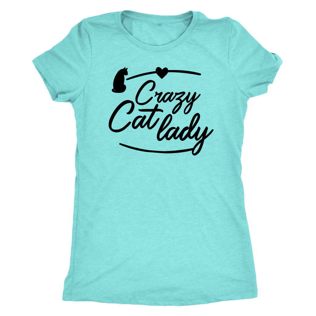 Crazy Cat Lady Triblend Shirt