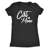 Cat Mom Triblend Shirt